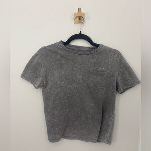 Boys Grey Short Sleeve T-Shirt